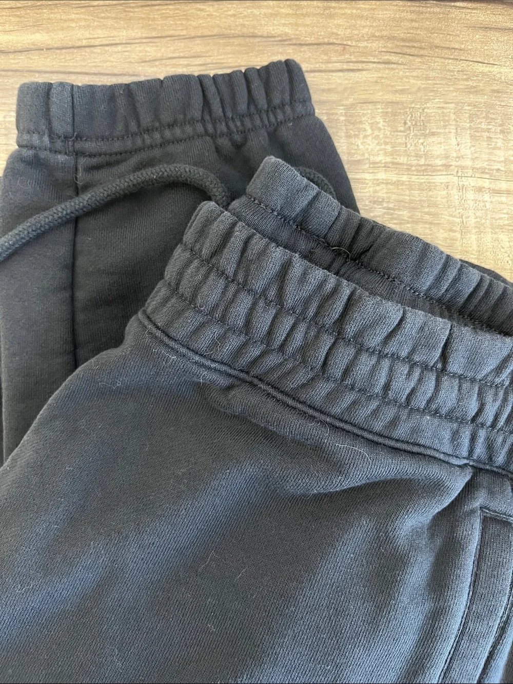 adidas Black Trefoil Fleece Joggers for Men